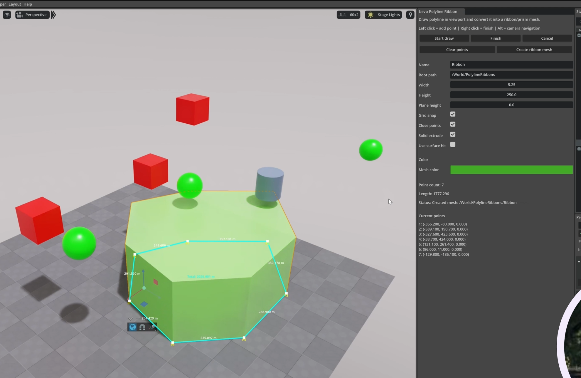 Polyline Ribbon Tool – Screenshot 4