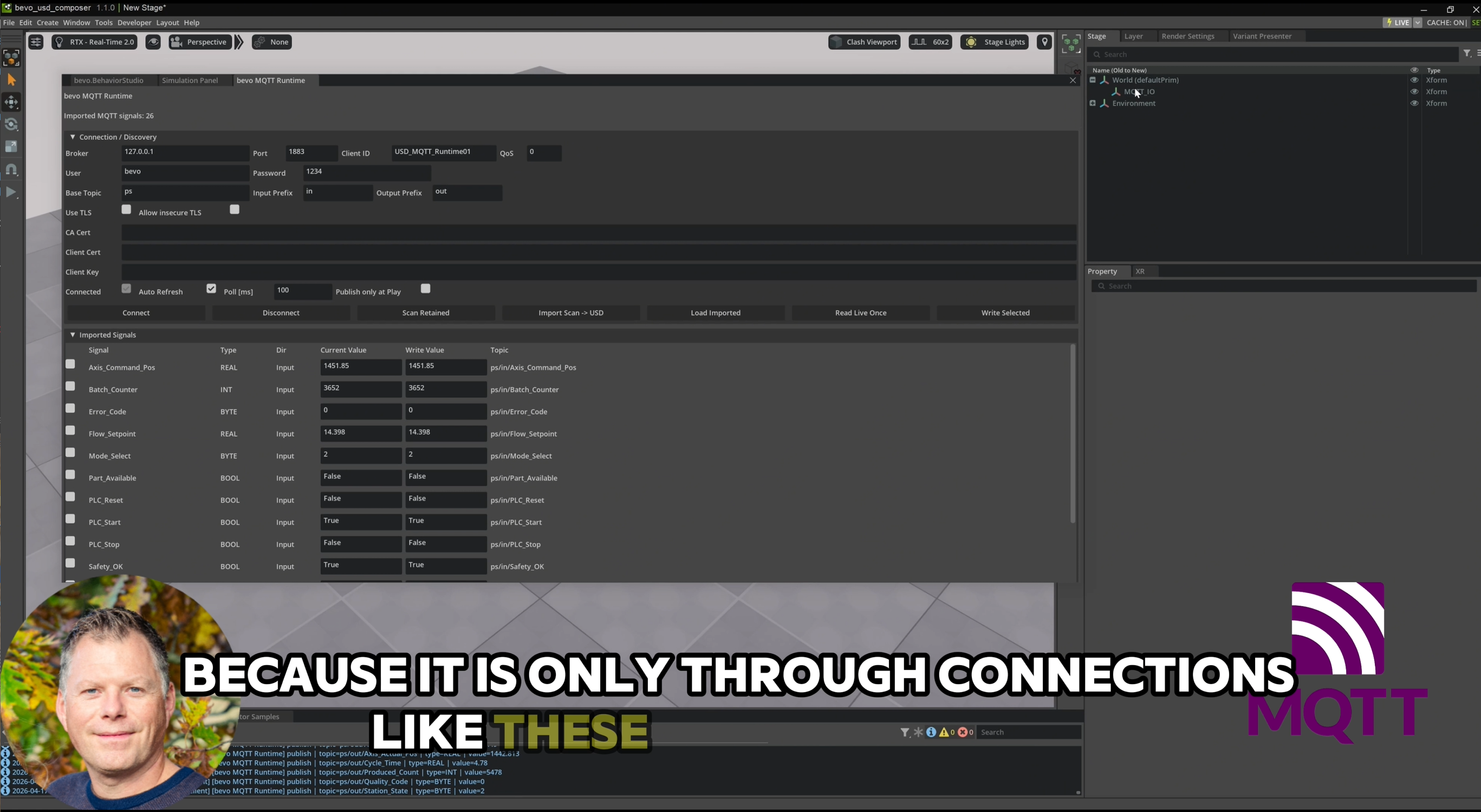 MQTT Schnittstelle – Screenshot 2
