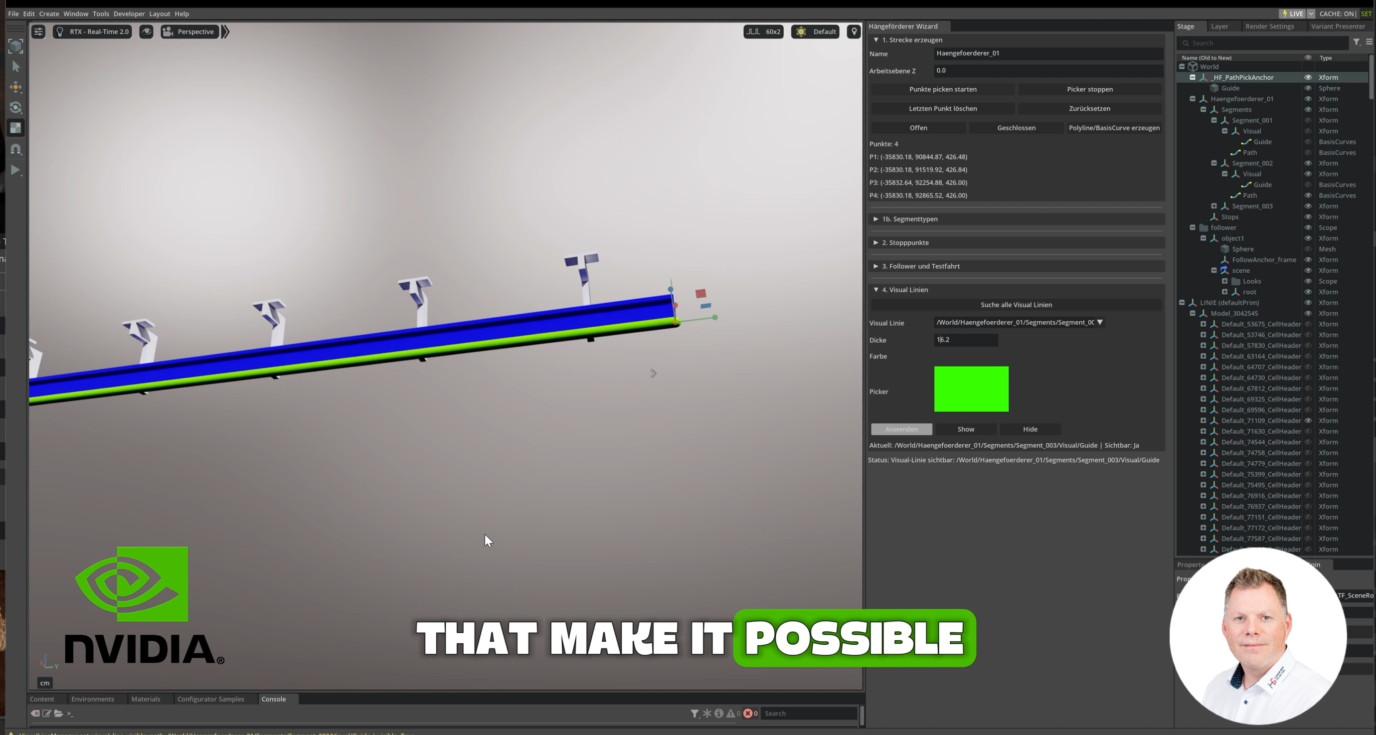 Hängeförderer Wizard – Screenshot 3